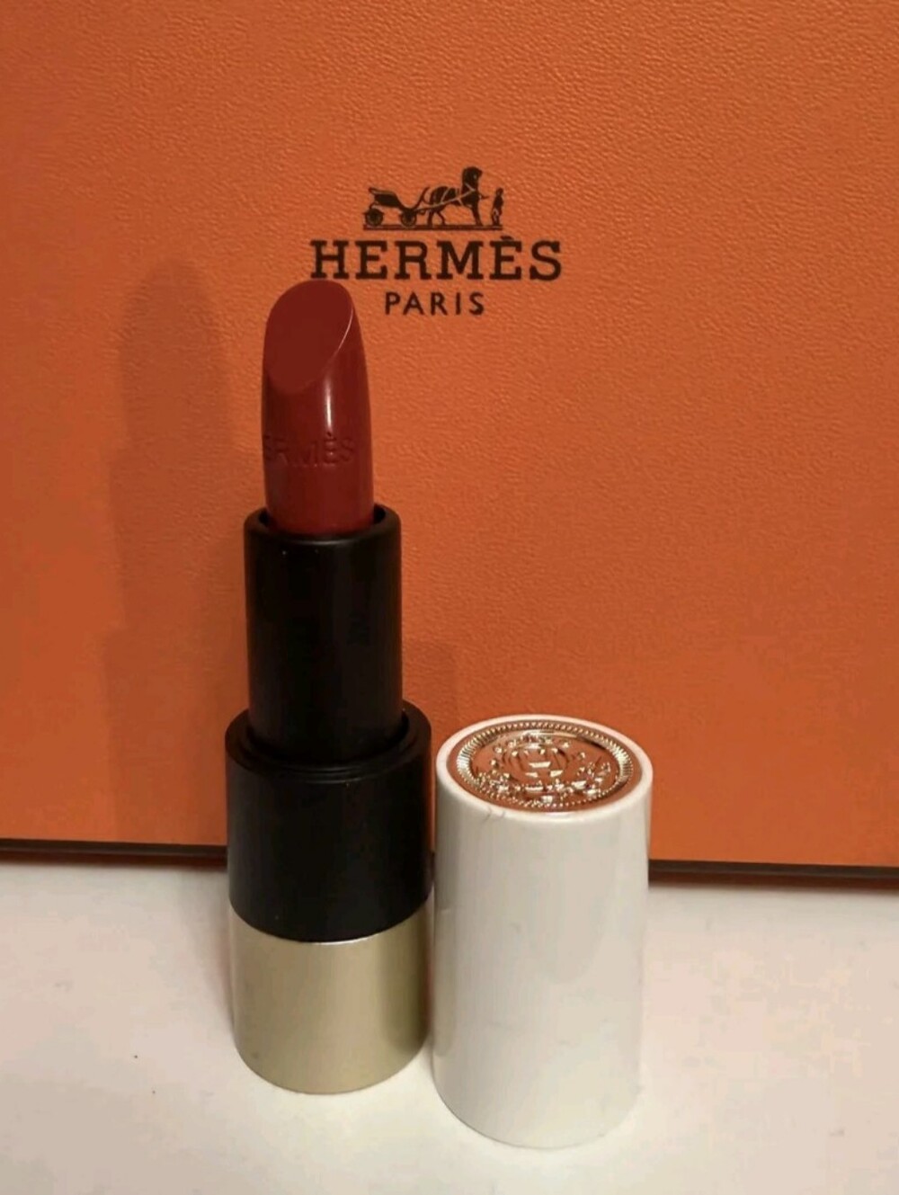 Hermes Satin-Rose Classic Lipstick 85 Rouge H 1.5gms.